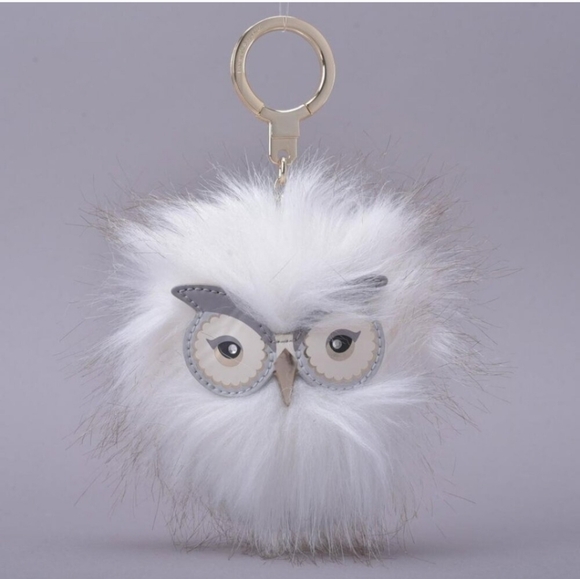 Kate Spade Snowy Owl Keychain Pouch - Picture 1 of 12